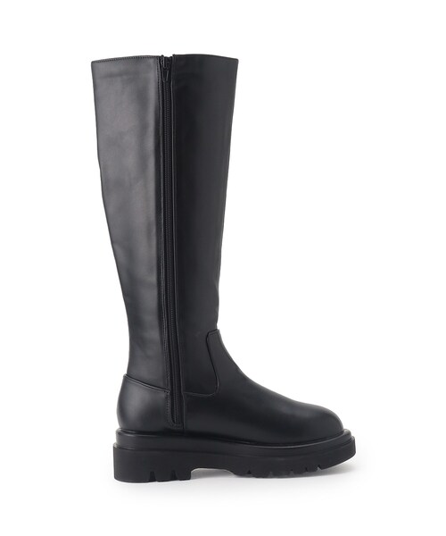 「ESPERANZA」 ロングブーツ M ブラック レディース_画像5