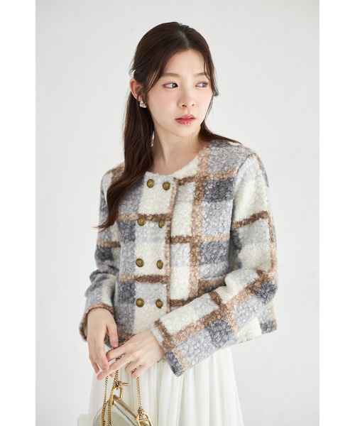 tocco closet（トッコ クローゼット） ノーカラーコート コート 「ZOZO