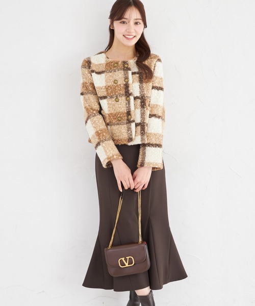 tocco closet（トッコ クローゼット） ノーカラーコート コート 「ZOZO
