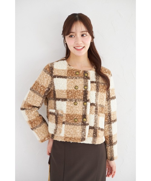 tocco closet（トッコ クローゼット） ノーカラーコート コート 「ZOZO