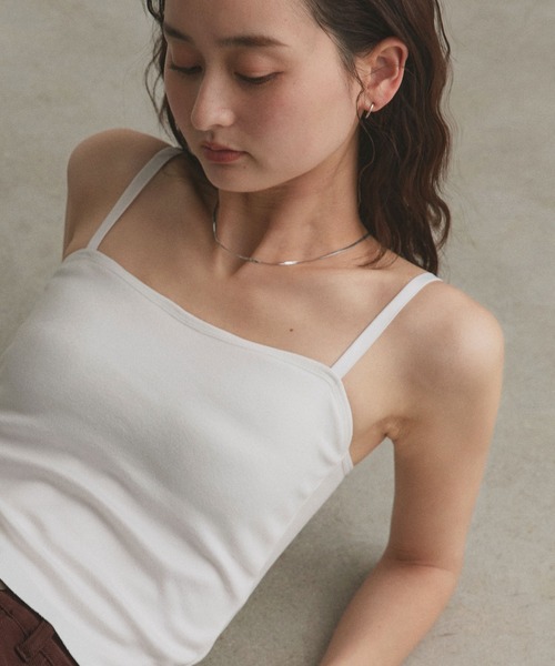 ad thie（アドティエ） 裏起毛 カップ付き キャミソール : ZOZOTOWN