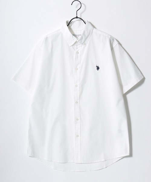 lija　ホワイト 半袖シャツ US XSサイズ U.S. POLO ASSN.（ユーエスポロアッスン） シャツ 半袖 Broad Denim