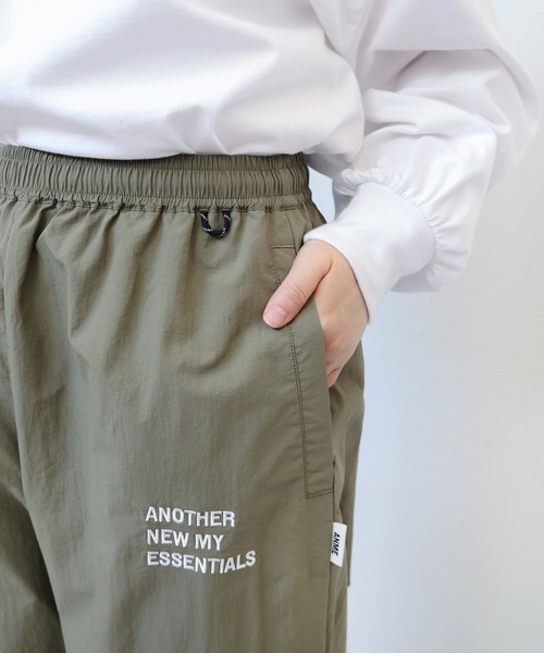 「ANME」 イージーパンツ X-LARGE ブラック レディース_画像4