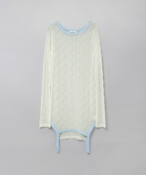 RNA（アールエヌエー） tシャツ M2623 チュールメッシュタンクロンT