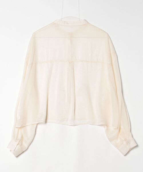 「JUNOAH」 長袖ブラウス X-LARGE ホワイト レディース_画像2