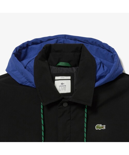 「LACOSTE L!VE」 ジャケット S ホワイト メンズ_画像3