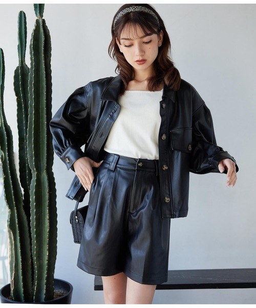 「CHILLE」 ショートパンツ FREE ブラック レディース_画像5