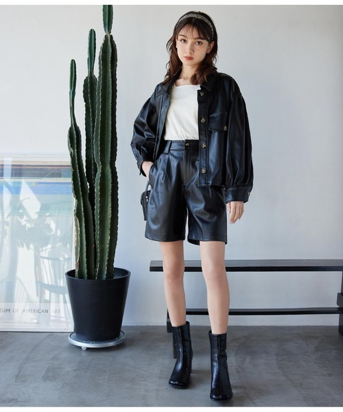 「CHILLE」 ショートパンツ FREE ブラック レディース_画像9