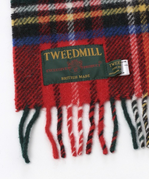「TWEED MILL」 マフラー FREE ブルー レディース_画像4