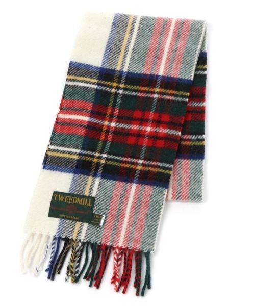 「TWEED MILL」 マフラー FREE ブルー レディース_画像6