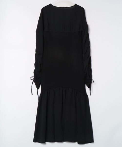 「TITE IN THE STORE」 「VERSEAU」長袖ワンピース 38 ブラック レディース_画像2