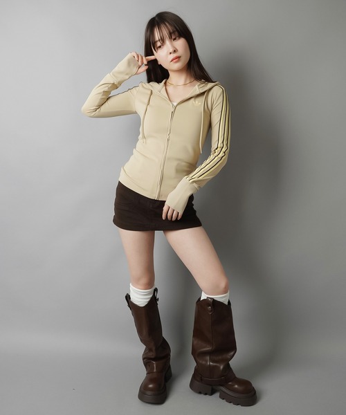 adidas（アディダス） パーカー 「adidas/アディダス」タイトジップ