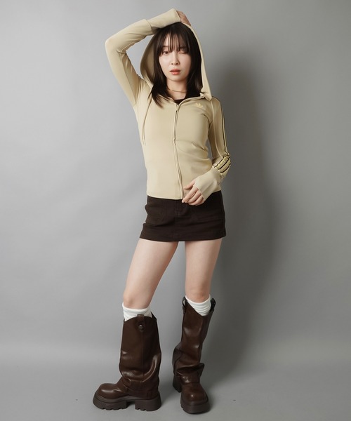 adidas（アディダス） パーカー 「adidas/アディダス」タイトジップ