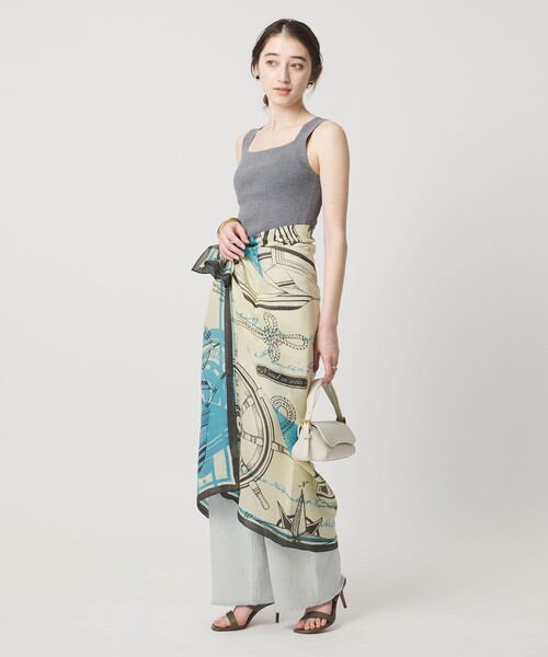 マニプリ　＜manipuri＞C/SI ストール 22SS manipuri（マニプリ） ストール マフラー 「一部別注」「manipuri」C