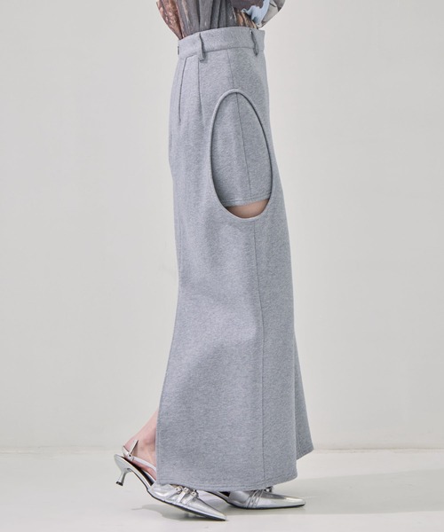CLANE（クラネ） スカート 「CLANE/クラネ」CIRCLE CUT SWEAT SKIRT