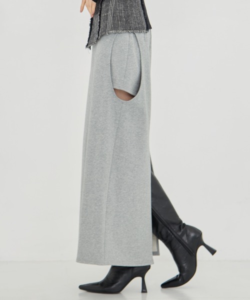 CLANE（クラネ） スカート 「CLANE/クラネ」CIRCLE CUT SWEAT SKIRT