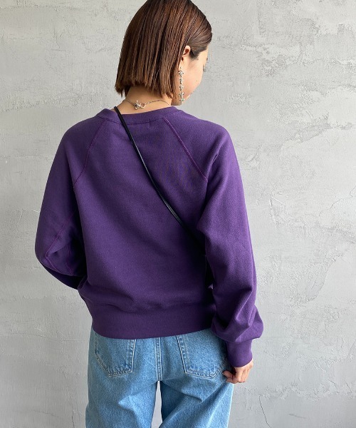 「AMERICANA」 スウェットカットソー ONE SIZE スミクロ レディース
