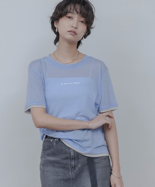 【新品・未使用】Eimee Law シャツ Eimee Law（エイミーロウ） 半袖Tシャツ FREE オフホワイト レディース