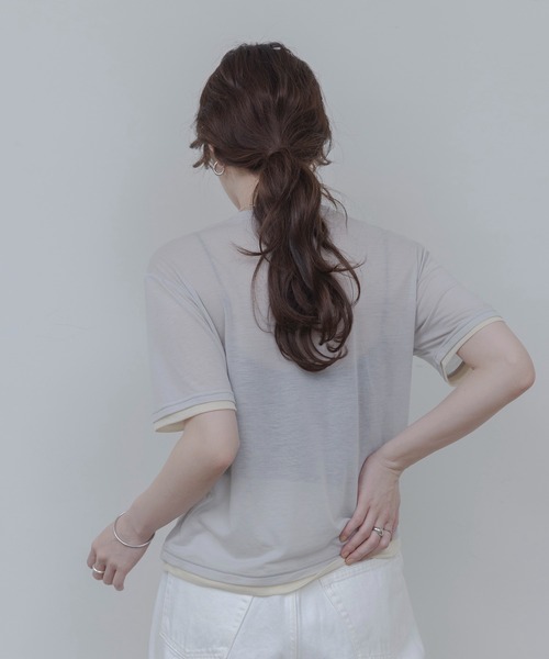 Eimee Law（エイミーロウ） tシャツ 半袖 ロゴプリントコンパクト
