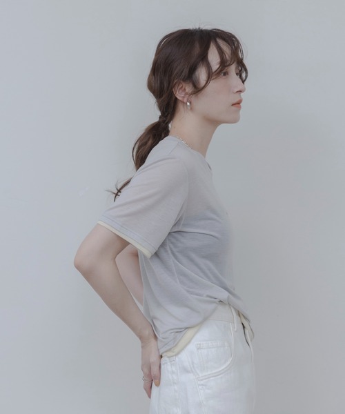 Eimee Law（エイミーロウ） tシャツ 半袖 ロゴプリントコンパクト