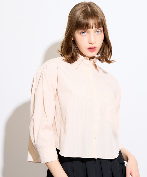 「DEICY」 7分袖シャツ FREE ブルー レディース_画像3