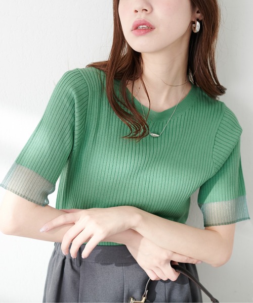 「natural couture」 半袖カットソー FREE ピンク レディース_画像6