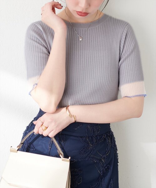 「natural couture」 半袖カットソー FREE ピンク レディース_画像8