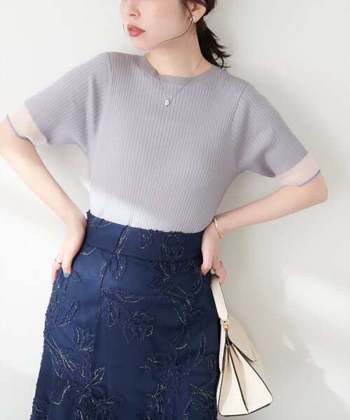 「natural couture」 半袖カットソー FREE ピンク レディース_画像9