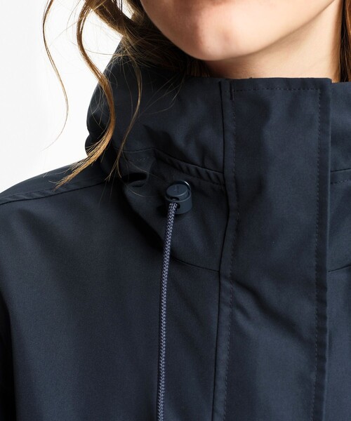 マウンテンパーカー ウインドブレーカー GORE-TEX ゴアテックス 防風 防水 透湿 ロングフーデッドフィッシュテールジャケット レディースの画像