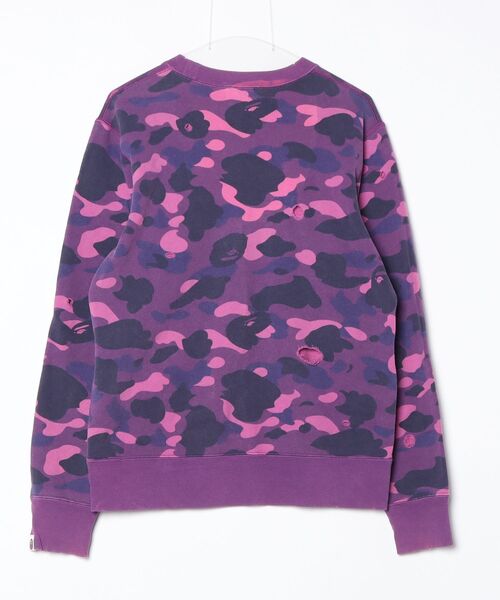 A Bathing Ape パープルスウェット XL 新品未使用 A BATHING APE（アベイシングエイプ） スウェットカットソー S