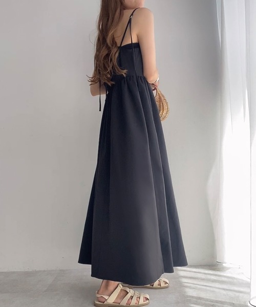 「FILLOU」 キャミソールワンピース MEDIUM アイボリー レディース_画像2