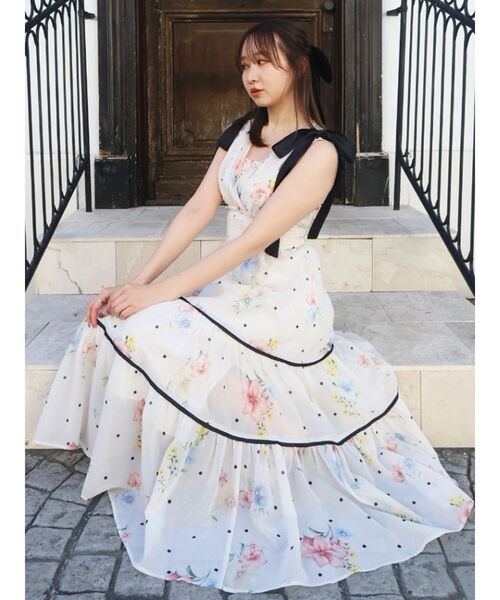 Dazzlin ダズリンドラマティックティアードワンピース dazzlin（ダズリン） ワンピース ドラマティックティアードワンピース