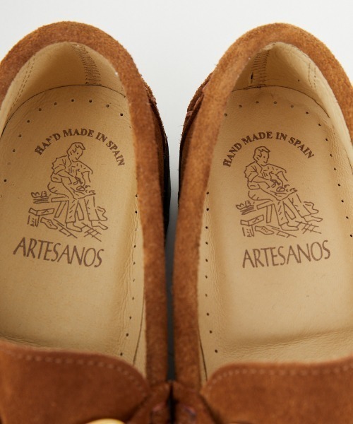 「ARTESANOS」 モカシンシューズ 38 ブラウン レディース_画像7