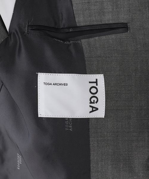 コート アウター 「TOGA/トーガ」Wool mohair sleeveless jacket ジャケット レディースの画像