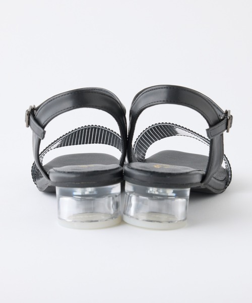 「one after another NICE CLAUP」 ヒールサンダル S シルバー レディース_画像7
