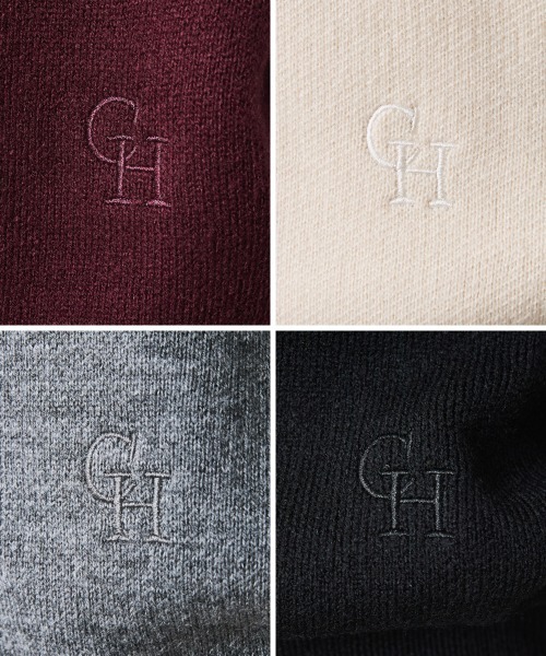 「CHIC STYLE」 長袖ニット 4L グレー レディース_画像4