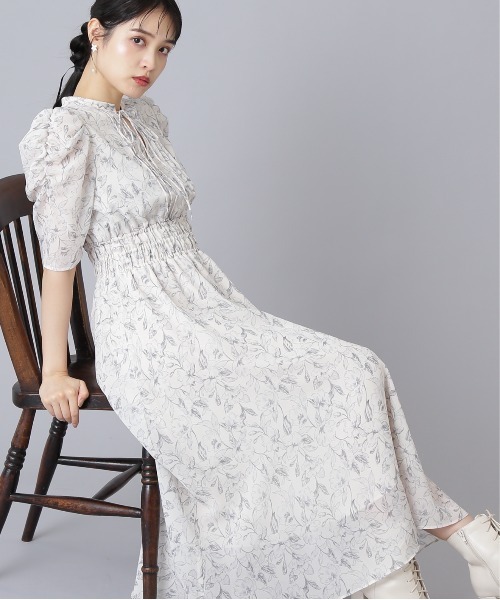「JILL by JILL STUART」 半袖ワンピース FREE ベージュ レディース_画像3