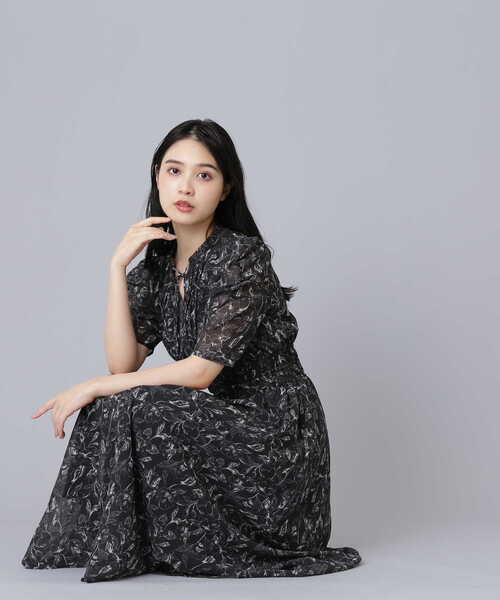 「JILL by JILL STUART」 半袖ワンピース FREE ベージュ レディース_画像6
