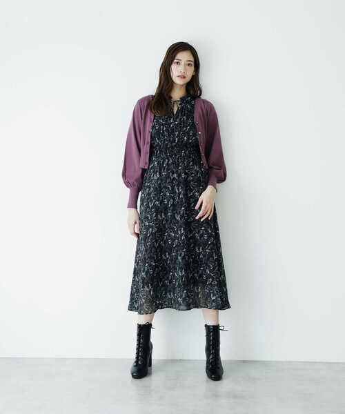 「JILL by JILL STUART」 半袖ワンピース FREE ベージュ レディース_画像7