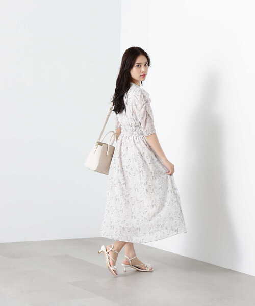 「JILL by JILL STUART」 半袖ワンピース FREE ベージュ レディース_画像10