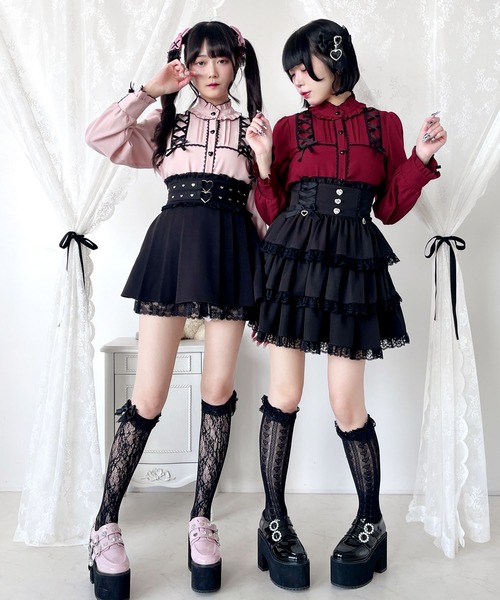 「DearMyLove」 長袖ブラウス LARGE ホワイト レディース_画像6