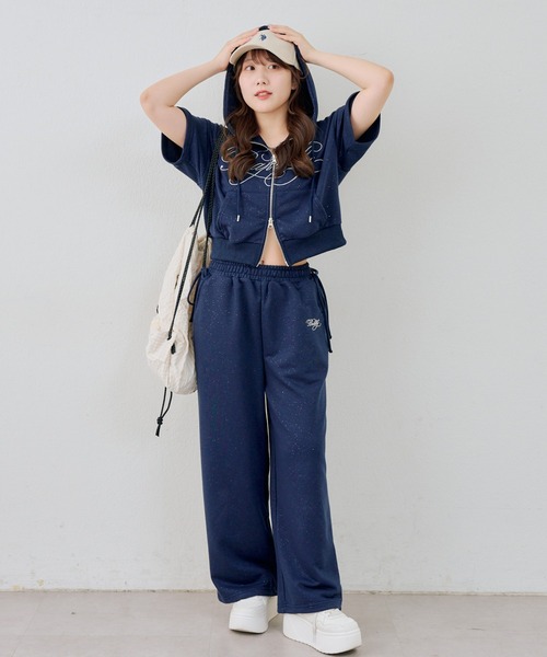 ANOTHER BRANCH OLIVE des OLIVE ワンピース 半袖 キラキラ空港セット