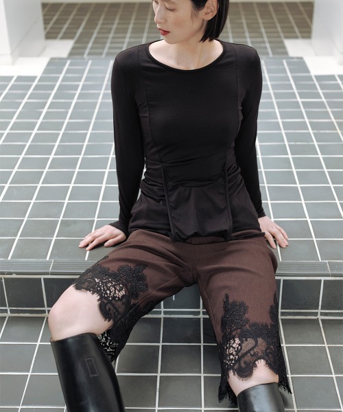 ハーフパンツ パンツ 「TELOPLAN」26SS新作 Ersen Half Pants / エルセンハーフパンツ レディースの画像
