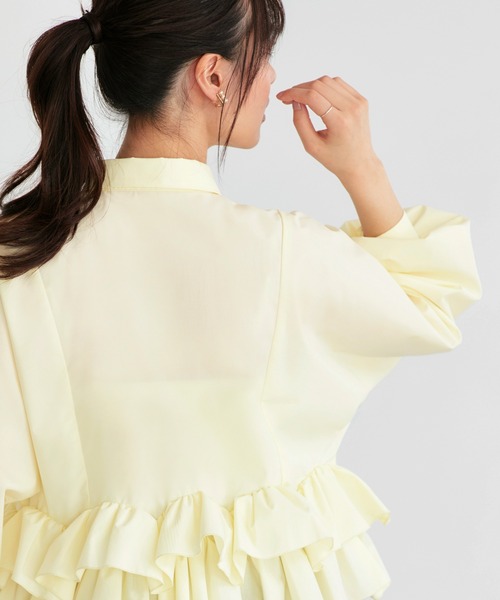 「RUIRUE BOUTIQUE」 長袖ブラウス M ホワイト レディース_画像3