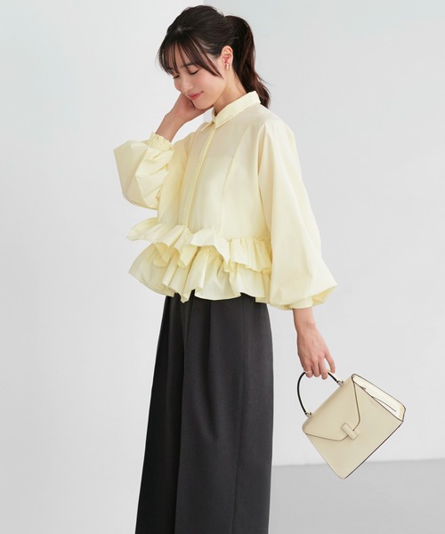 「RUIRUE BOUTIQUE」 長袖ブラウス M ホワイト レディース_画像4