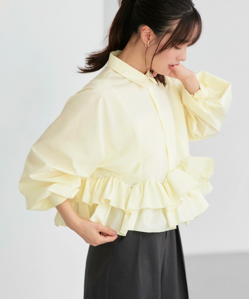 「RUIRUE BOUTIQUE」 長袖ブラウス M ホワイト レディース_画像5