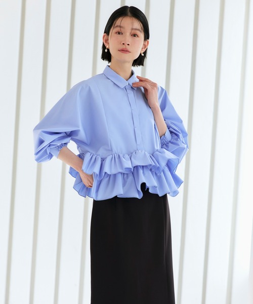 「RUIRUE BOUTIQUE」 長袖ブラウス M ホワイト レディース_画像6