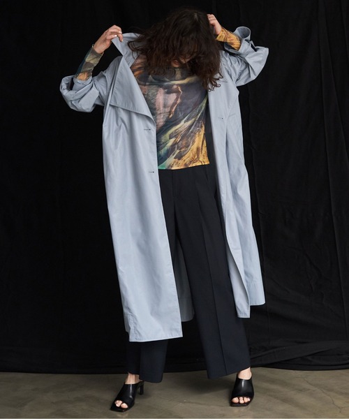 「JOSE MOON」 スラックス M ネイビー レディース_画像4