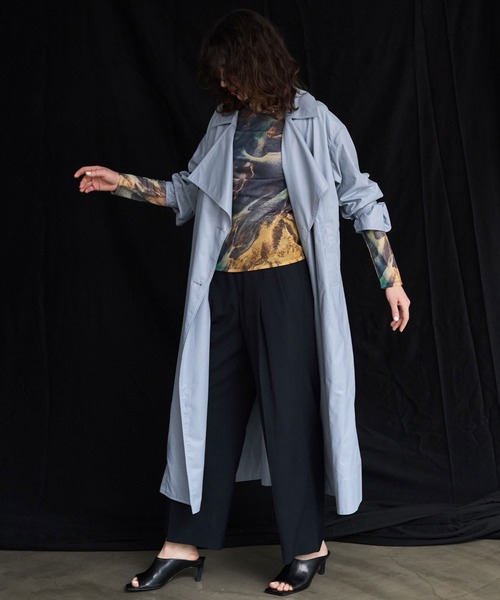 「JOSE MOON」 スラックス M ネイビー レディース_画像5