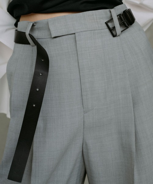 「JOSE MOON」 スラックス M ネイビー レディース_画像7
